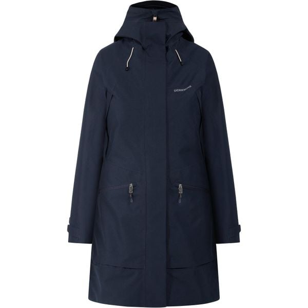 Parka dla kobiet Didriksons Ilma. Niebieskie kurtki przeciwdeszczowe damskie Didriksons, na zimę, l, bez wzorów. Za 1,107.00 zł.