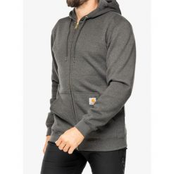 Bluza rozpinana męska Carhartt Zip Hooded Sweatshirt. Szare bluzy bez kaptura męskie Carhartt, m. Za 291.99 zł.