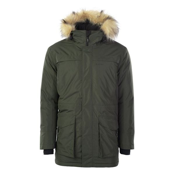 Kurtka męska ocieplana Hi-Tec Lasse - zielona, Rozmiar L. Zielone kurtki męskie Hi-tec, na zimę, l, bez wzorów, z materiału, bez kaptura. Za 309.99 zł.