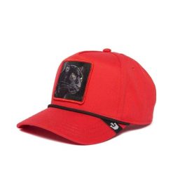 Czapka z daszkiem Goorin Bros. Black Panther 100 Red 101-1108. Czerwone czapki męskie Goorin Bros, bez wzorów. Za 169.00 zł.
