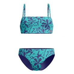 Strój pływacki dwuczęściowy damski Speedo Printed Adjustable Thinstrap. Zielone bikini damskie Speedo, bez wzorów. Za 199.99 zł.