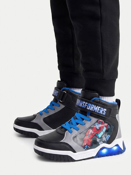 TRANSFORMERS Sneakersy CEO-CP76-AW26-338TF Czarny. Czarne trampki i tenisówki chłopięce TRANSFORMERS, bez wzorów, ze skóry, bez zapięcia. Za 139.99 zł.