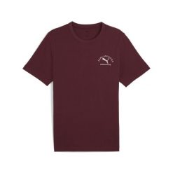 Męska koszulka PUMA Class z grafiką PUMA. Czerwone t-shirty sportowe męskie Puma, m, bez ramiączek, do biegania. W wyprzedaży za 79.00 zł.