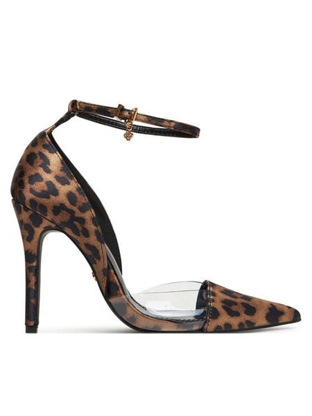 DeeZee Szpilki PX096 01 Beżowy. Brązowe szpilki DeeZee, bez wzorów, z materiału, bez obcasa. Za 111.99 zł.