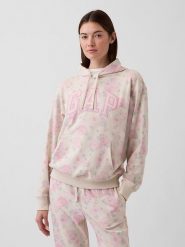 GAP Bluza w kolorze beżowo-jasnoróżowym rozmiar: XL. Brązowe bluzy z kapturem damskie GAP, xl. Za 89.67 zł.