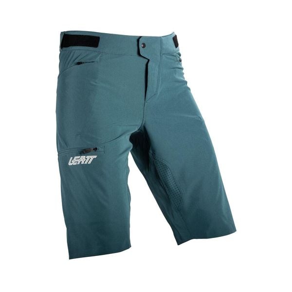 Spodenki rowerowe LEATT Shorts MTB Enduro 1.0. Niebieskie szorty męskie LEATT, bez wzorów, sportowe. Za 339.00 zł.