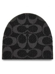 Coach Czapka CCT78 Czarny. Czarne czapki zimowe damskie Coach, z poliesteru. Za 319.99 zł.