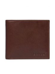 Barbour Portfel MLG0002BR52 Brązowy. Brązowe portfele męskie Barbour, bez wzorów, ze skóry. Za 289.99 zł.