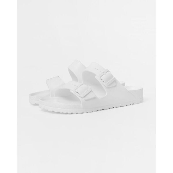 Klapki Birkenstock Arizona Biały Dorosłych. Białe klapki i japonki męskie Birkenstock, z materiału. Za 189.00 zł.