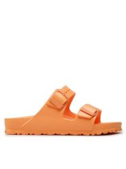 Birkenstock Klapki Arizona 1025586 Pomarańczowy. Brązowe klapki damskie Birkenstock, bez wzorów, z tworzywa sztucznego, bez obcasa. Za 219.99 zł.