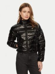 Calvin Klein Jeans Kurtka puchowa J20J224698 Czarny Regular Fit. Czarne kurtki damskie Calvin Klein Jeans, s, bez wzorów, z jeansu, bez kaptura. Za 719.99 zł.