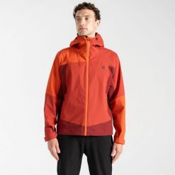 Kurtka przeciwdeszczowa męska Endurance. Czerwone kurtki męskie Dare 2b, m, bez wzorów, z materiału, sportowe, bez kaptura. W wyprzedaży za 369.99 zł.