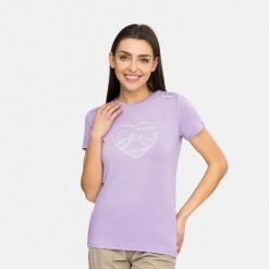 T-shirt damski VIKING Lenta Bamboo Light Lady. Fioletowe t-shirty damskie VIKING, s, bez wzorów, z materiału, bez kołnierzyka. Za 232.50 zł.