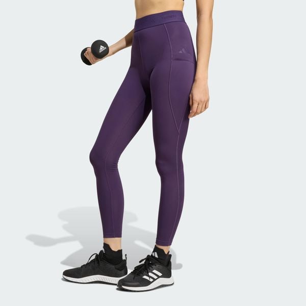 Legginsy adidas Techfit COLD.RDY Full-Length. Fioletowe legginsy damskie Adidas, bez wzorów. Za 329.00 zł.