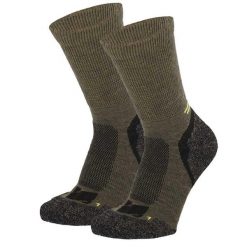 Skarpety turystyczne - Wełna Merino - Multi zielone - 2 pary. Zielone skarpetki męskie XTREME, bez wzorów, z poliamidu. Za 143.29 zł.