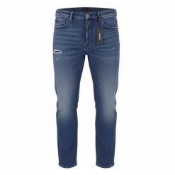 Diesel Mharky 080AH męskie jeansy cropped W34 niebieskie. Niebieskie jeansy męskie Diesel. Za 355.99 zł.
