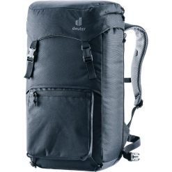 Plecak na laptopa Deuter Walker 24 - black/black. Czarne plecaki damskie Deuter, bez wzorów, z materiału. Za 379.99 zł.