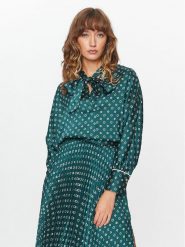 Marella Bluzka Mission 2331160938200 Zielony Regular Fit. Zielone bluzki damskie Marella, bez wzorów, z syntetyku, bez ramiączek. Za 1,059.00 zł.