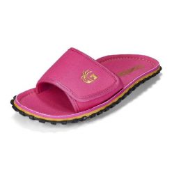 Klapki Gumbies Strider Slide Women Pink GU-SDSTR029 różowe. Czerwone klapki damskie bez wzorów, z bawełny, bez obcasa. Za 311.84 zł.