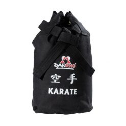 Płócienna torba do karate Danrho Dojo Line. Czarne torebki klasyczne damskie DANRHO, bez wzorów, z bawełny, bez dodatków. Za 142.00 zł.