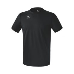 Koszulka Erima Fonctionnel Teamsport. Czarne t-shirty sportowe męskie Erima, z poliesteru, bez ramiączek, do piłki nożnej. W wyprzedaży za 63.00 zł.