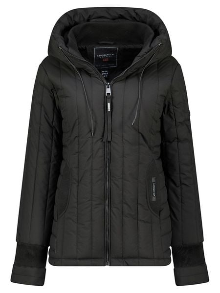 Geographical Norway Kurtka pikowana "Bitia" w kolorze czarnym rozmiar: XL. Czarne kurtki damskie Geographical Norway, xl, bez wzorów, bez kaptura. Za 174.43 zł.