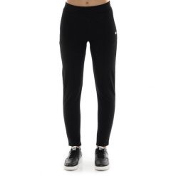 Bluza z bawełna z kieszenie na co dzień na siłownię. Czarne bluzy bez kaptura damskie LEONE 1947 APPAREL, z bawełny. W wyprzedaży za 112.15 zł.