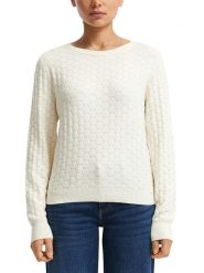 S.Oliver Sweter w kolorze kremowym rozmiar: XXL. Brązowe swetry klasyczne damskie S.Oliver, s, bez kołnierzyka. Za 73.99 zł.