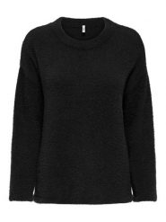 ONLY Sweter w kolorze czarnym rozmiar: M. Czarne swetry klasyczne damskie Only, m, bez kołnierzyka. Za 158.47 zł.
