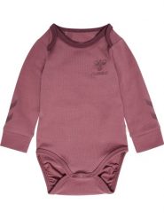 Body z długim rękawem dla dziewczynki Hummel Maule. Fioletowe koszulki dziewczęce HUMMEL, l, bez wzorów, z bawełny, bez ramiączek. Za 160.50 zł.