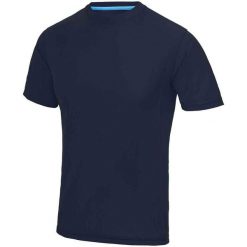 Koszulka SuperCool Performance Unisex Dla Dorosłych. Niebieskie bluzki damskie JUST COOL, s, bez wzorów, sportowe, bez kołnierzyka, bez ramiączek. Za 70.99 zł.