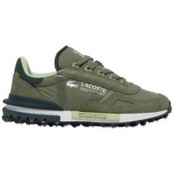 Buty Sportowe Męskie Lacoste Elite Active. Zielone buty sportowe na co dzień męskie Lacoste, z gumy, bez zapięcia, trekkingowe. Za 541.20 zł.