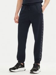 EA7 Emporio Armani Spodnie dresowe 7M000216 AF12660 UB102 Granatowy Regular Fit. Niebieskie spodnie dresowe męskie EA7 Emporio Armani, bez wzorów, z bawełny. Za 326.67 zł.