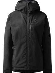 Haglöfs Kurtka narciarska "Gondol Insulated" w kolorze czarnym rozmiar: S. Czarne kurtki narciarskie i snowboardowe damskie Haglöfs, s, bez wzorów, bez kaptura, narciarskie. Za 830.67 zł.