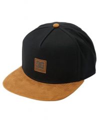 Czapka dla Mężczyzn BRACKERS Czarny. Czarne czapki męskie DC Shoes, z aplikacjami, z bawełny. Za 149.99 zł.