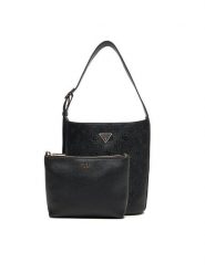 Guess Torebka Cresidia II HWPD98 88040 Czarny. Czarne torebki klasyczne damskie Guess, z aplikacjami, ze skóry, bez dodatków. Za 539.99 zł.
