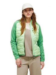 Kurtka Peak Performance puchowa damska Helium Down Hybrid Jacket zielona - M. Zielone kurtki damskie Peak Performance, l, bez wzorów, z elastanu, bez kaptura. Za 879.00 zł.