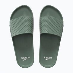 Klapki basenowe antypoślizgowe męskie Speedo Slide Entry. Zielone klapki i japonki męskie Speedo. Za 79.94 zł.