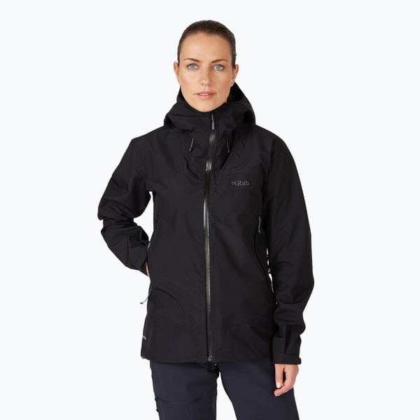 Kurtka przeciwdeszczowa damska Rab Namche GTX. Niebieskie kurtki damskie RAB, xs, bez kaptura. Za 1,129.00 zł.