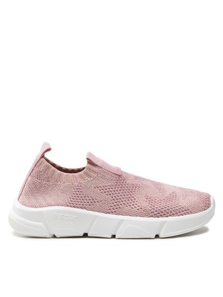 Geox Sneakersy J Aril G. E J25DLE 0007Q C8172 Różowy. Czerwone buty sportowe dziewczęce Geox, bez wzorów, z materiału, bez zapięcia. Za 129.99 zł.