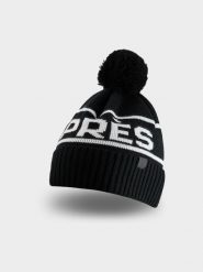 4F Czapka zimowa z dodatkiem wełny damska - czarna M. Czarne czapki zimowe damskie 4f, z wełny. Za 89.99 zł.