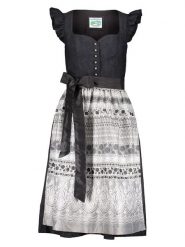 Turi Landhaus Sukienka "Fiona" w kolorze czarnym rozmiar: 42. Czarne sukienki damskie Turi Landhaus, na imprezę, bez wzorów, bez kołnierzyka, bez ramiączek. Za 463.38 zł.