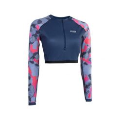 Koszulka surfingowa damska Shorty ION LS capsule pink. Niebieskie bluzki damskie ION, m, bez wzorów, z lycry, sportowe, bez kołnierzyka, bez ramiączek. Za 149.99 zł.