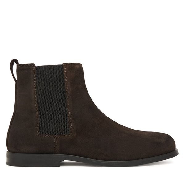 Sztyblety Calvin Klein. Brązowe sztyblety męskie CALVIN KLEIN, bez zapięcia. Za 399.99 zł.