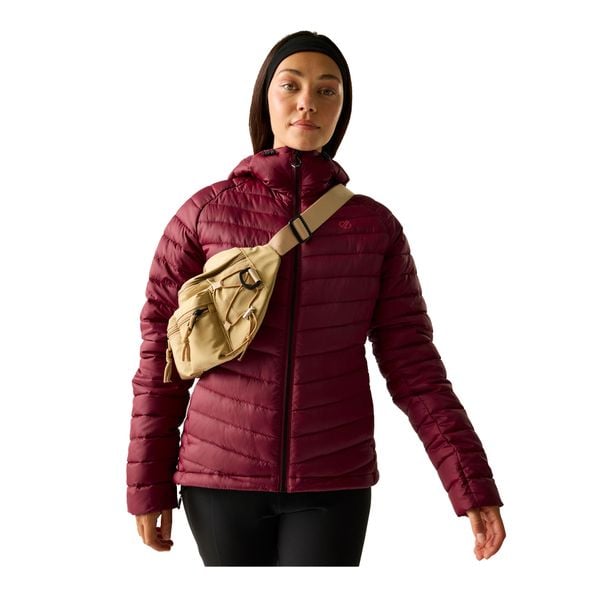 Kurtka Damska Air Lite Baffled Jacket. Niebieskie kurtki damskie Dare 2b, xl, bez wzorów, z materiału, z kapturem. Za 596.99 zł.