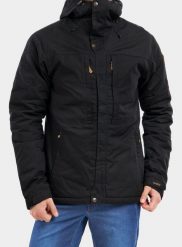 Kurtka zimowa męska Fjallraven Skogso Padded Jacket. Czarne kurtki męskie Fjällräven, na zimę, m, bez wzorów, z bawełny, bez kaptura. Za 1,646.65 zł.