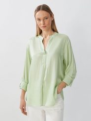 Someday. Bluzka w kolorze zielonym rozmiar: 36. Zielone bluzki damskie Someday, bez wzorów, z wiskozy, bez kołnierzyka, bez ramiączek. Za 187.99 zł.