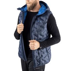 Kamizelka puchowa męska Viking Aspen Man, bezrękawnik. Niebieskie kamizelki męskie VIKING, m, z puchu. W wyprzedaży za 219.95 zł.