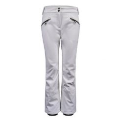 Damskie spodnie narciarskie softshell Killtec Thônes. Białe spodnie materiałowe damskie KILLTEC, bez wzorów, z materiału. Za 425.50 zł.