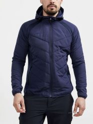 Craft Kurtka pikowana "Adv Explore Hybrid" w kolorze granatowym rozmiar: M. Niebieskie kurtki męskie Craft, m, bez wzorów, bez kaptura. Za 229.95 zł.